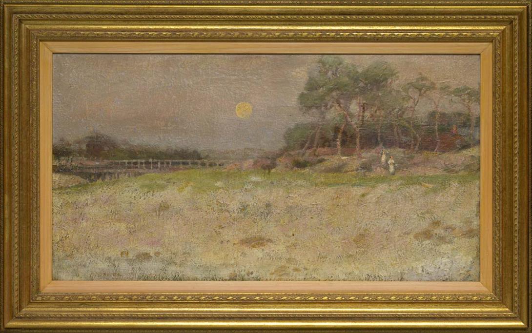 Artwork Landscape this artwork made of Oil on canvas, created in 1886-01-01