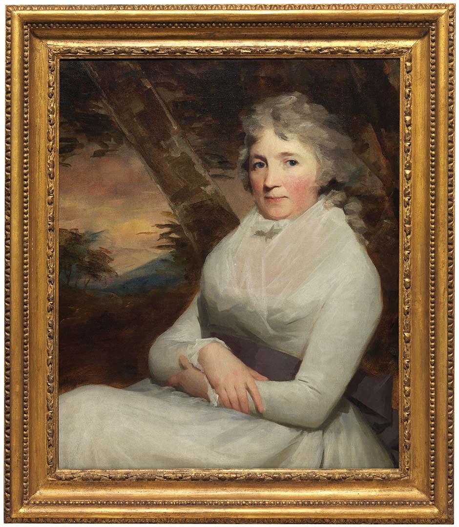 Artwork Portrait of Lady Campbell this artwork made of Oil on canvas, created in 1790-01-01