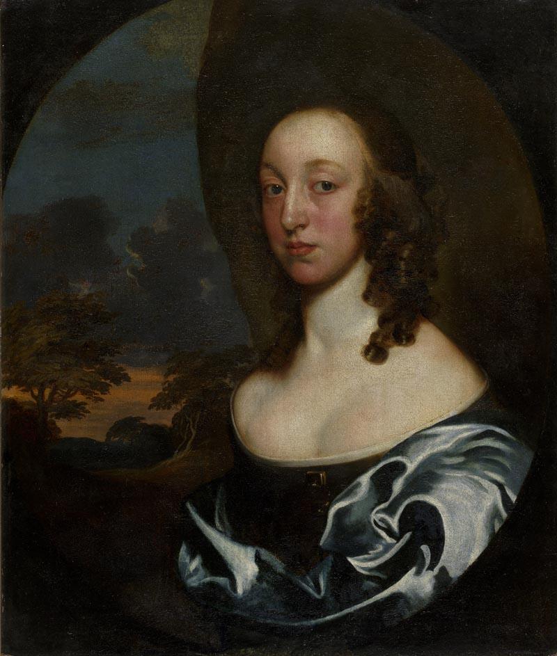 Artwork Portrait of a lady this artwork made of Oil on canvas laid down on composition board, created in 1645-01-01