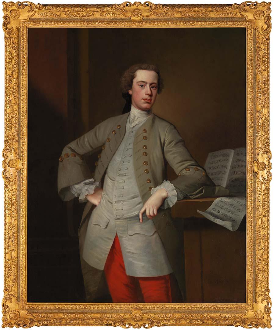 Artwork Portrait of William Foster this artwork made of Oil on canvas, created in 1741-01-01