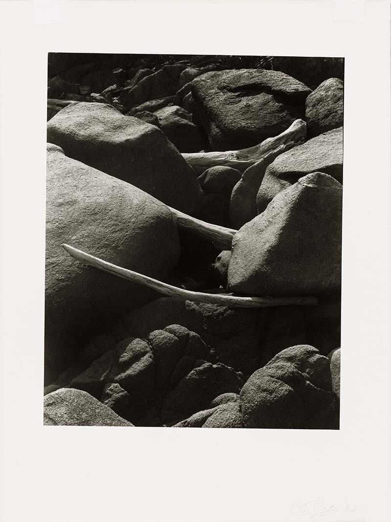 Artwork (Rocks) (from 'Magnetic Island' series) this artwork made of Gelatin silver photograph on paper, created in 1982-01-01