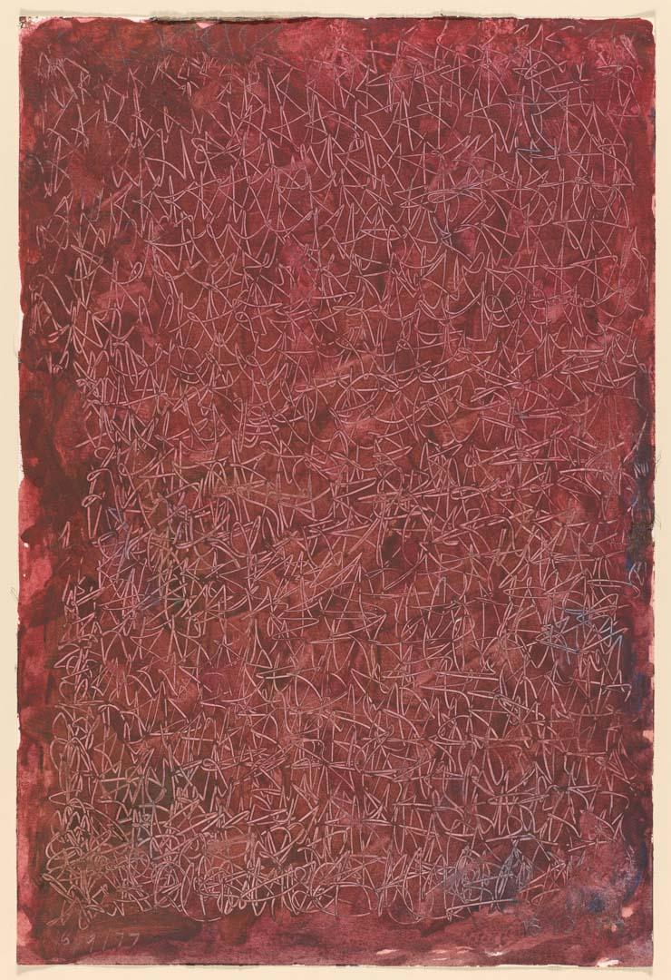 Artwork Untitled this artwork made of Watercolour on paper, created in 1977-01-01