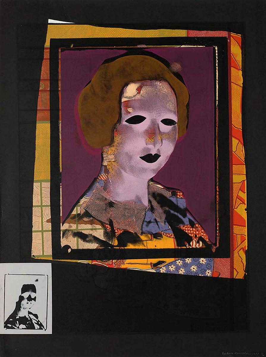 Artwork Mother 1933 this artwork made of Screenprint on white Saunders paper, created in 1977-01-01
