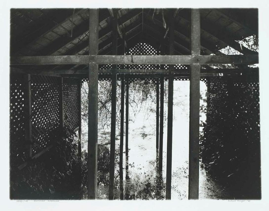 Artwork Boatshed, Ripponlea this artwork made of Gelatin silver photograph on paper, created in 1978-01-01