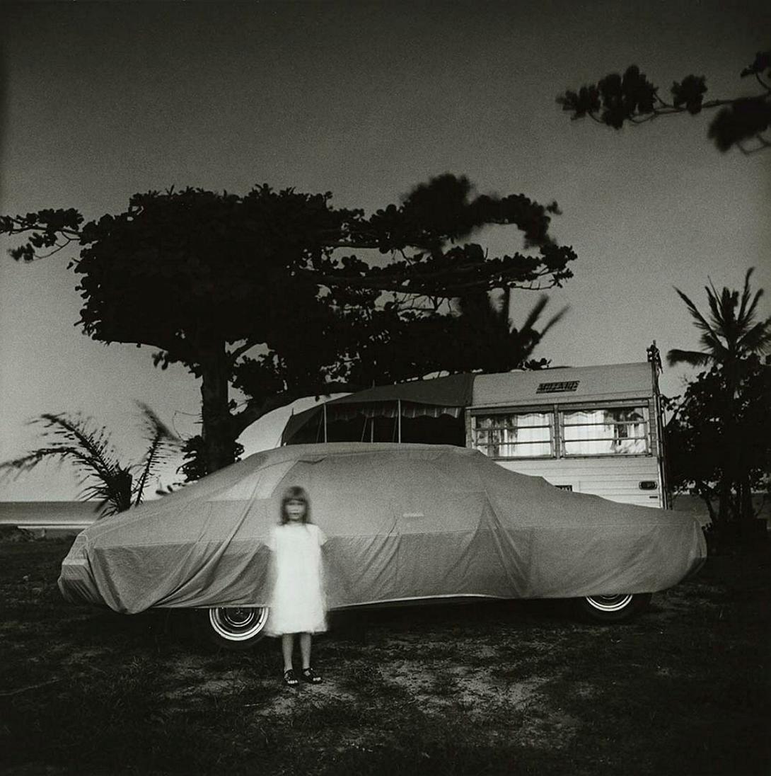 Artwork Caravan park at night, Kurrimine Beach (from 'Journeys north' portfolio) this artwork made of Gelatin silver photograph on paper, created in 1986-01-01