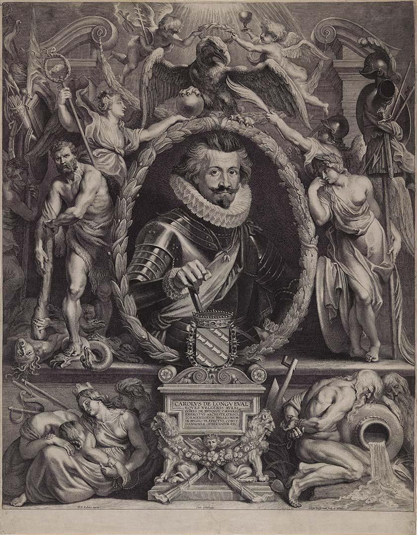 Artwork Charles de Longueval this artwork made of Engraving on paper, created in 1621-01-01