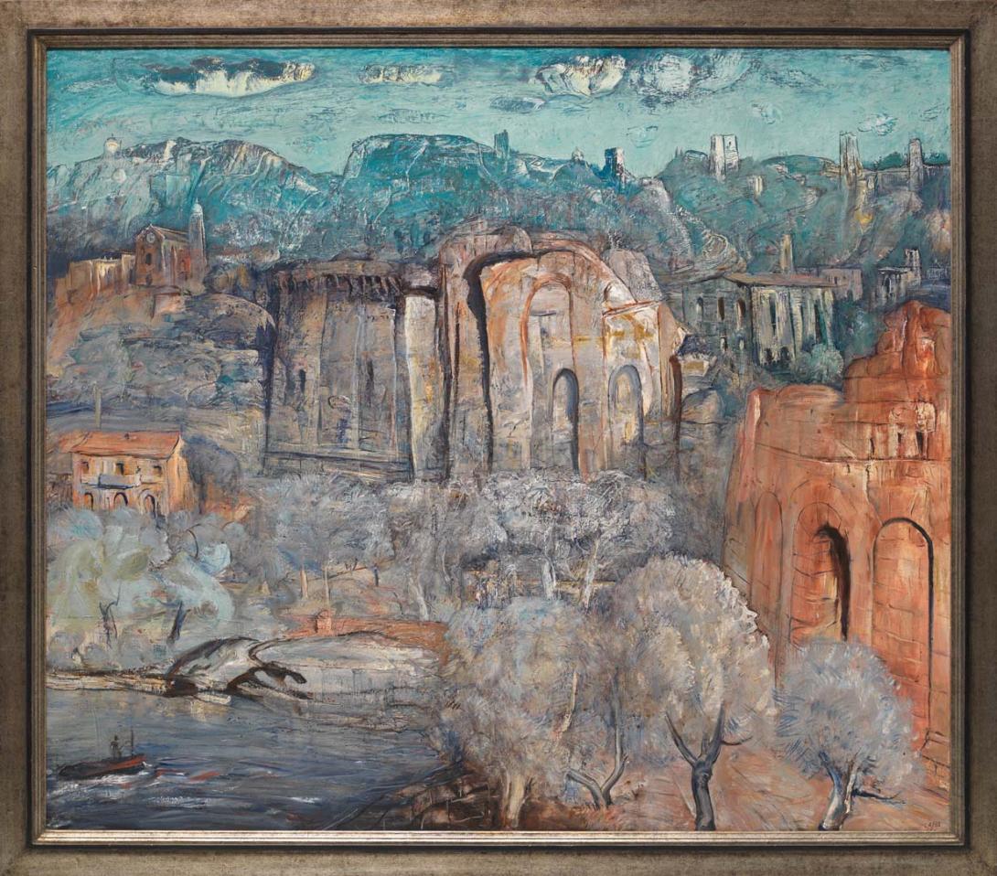 Artwork The citadel this artwork made of Oil on canvas, created in 1961-01-01