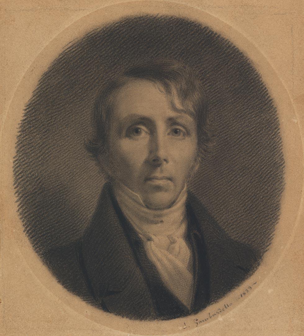 Artwork Dr Channing - portrait of man this artwork made of Lithograph on buff wove paper, created in 1839-01-01