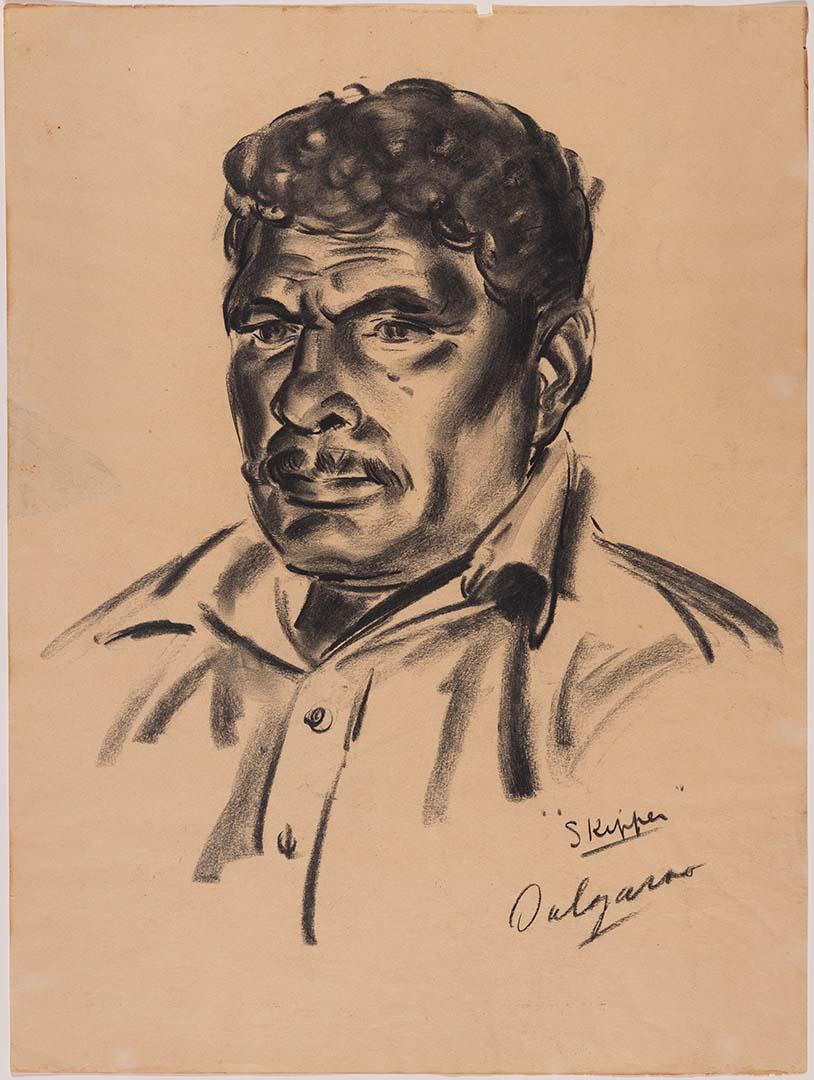 Artwork Skipper this artwork made of Charcoal on thin buff wove paper, created in 1935-01-01