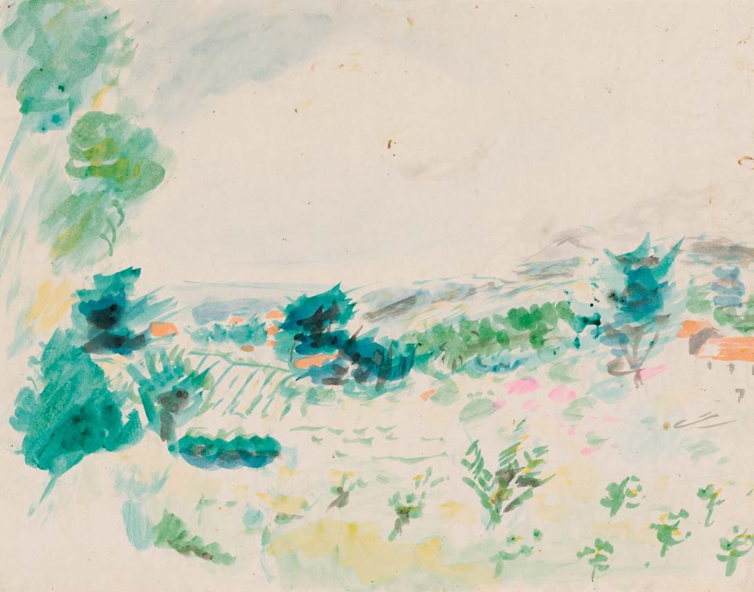 Artwork Landscape this artwork made of Watercolour on paper, created in 1951-01-01