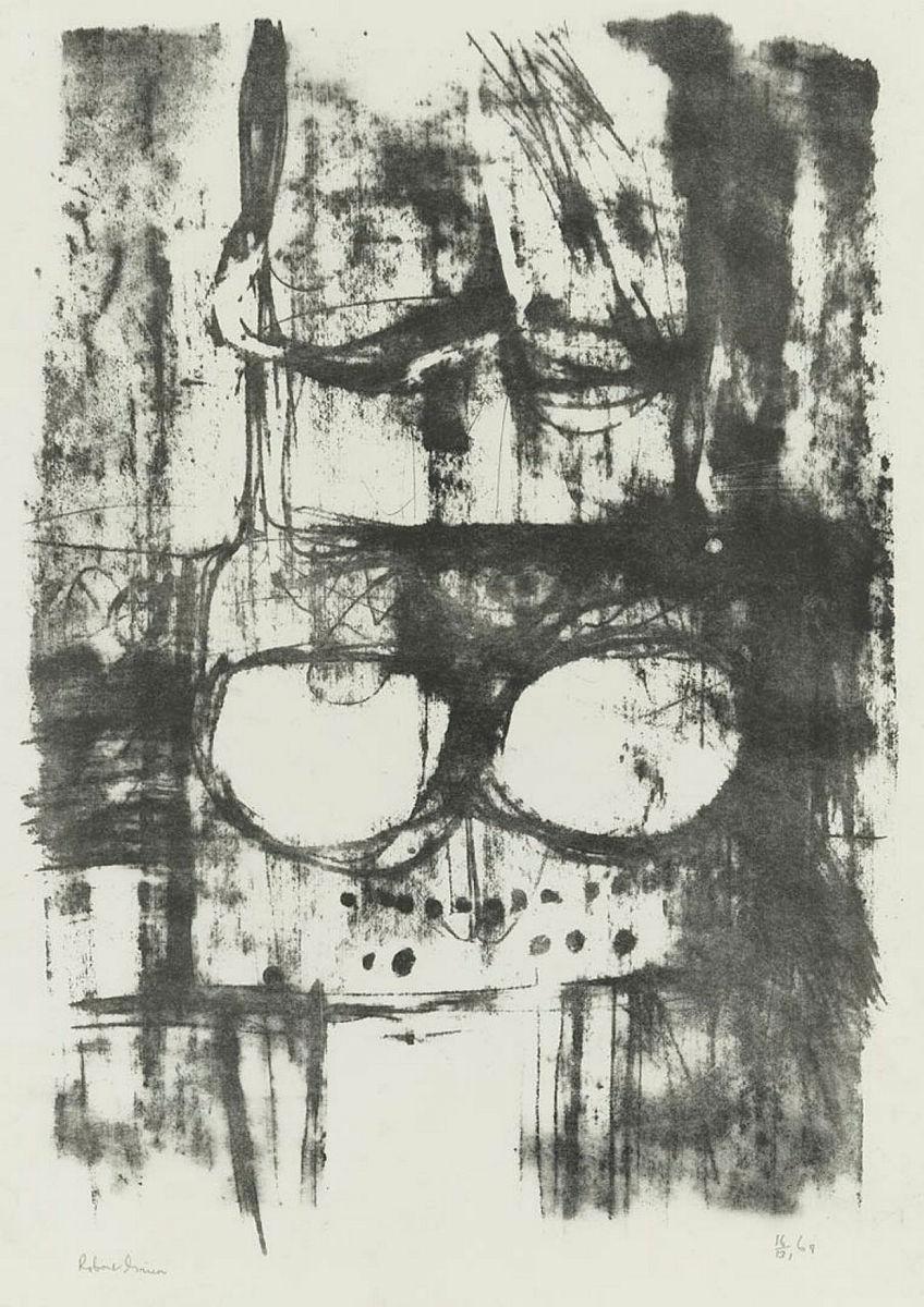 Artwork Untitled this artwork made of Lithograph on wove paper, created in 1968-01-01