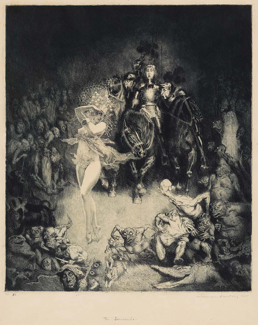 Artwork The innocents this artwork made of Etching and engraving on cream wove paper, created in 1925-01-01