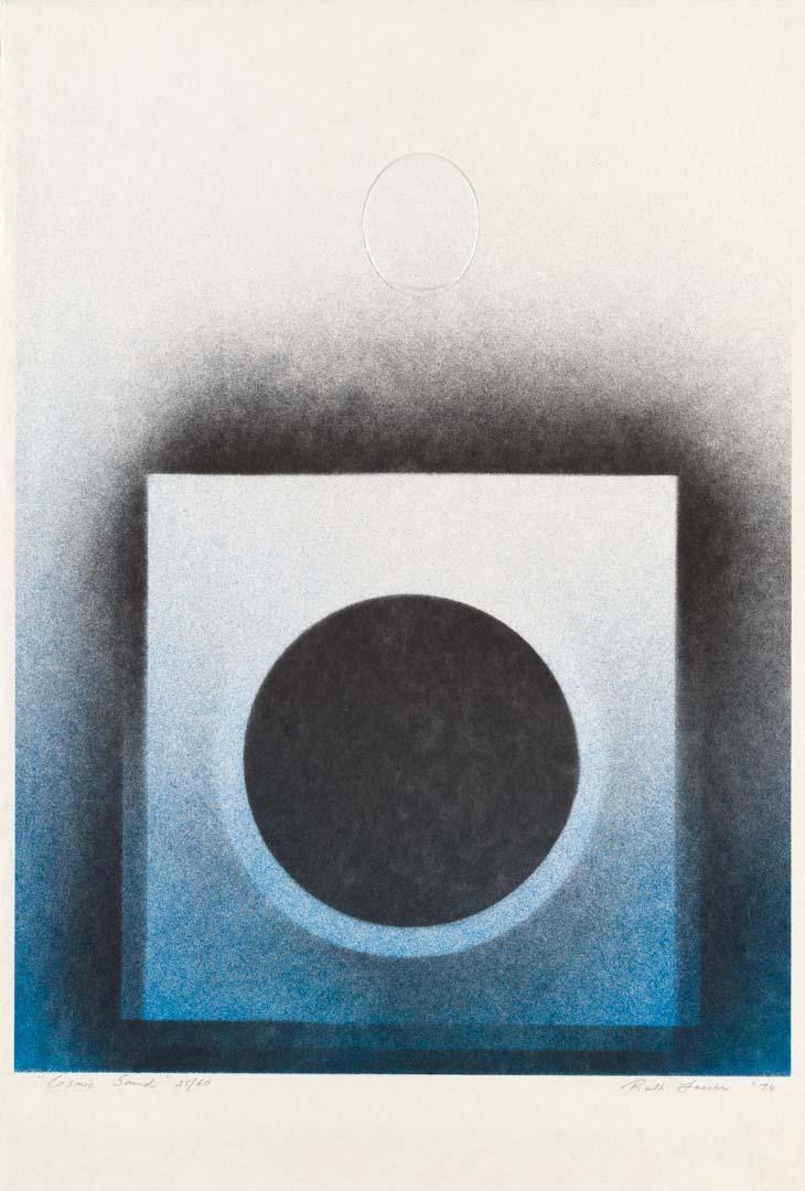 Artwork Cosmic sound this artwork made of Colour lithograph, blind-embossing on wove paper, created in 1974-01-01