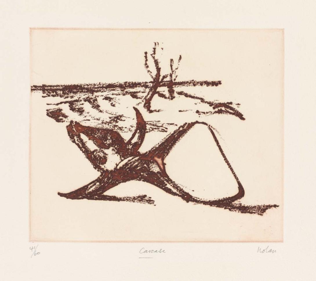 Artwork Carcase (no. 23 from 'Dust' series) this artwork made of Photo-etching on wove paper, created in 1971-01-01