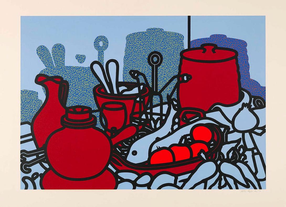 Artwork Glazed earthenware this artwork made of Colour screenprint on wove paper, created in 1976-01-01