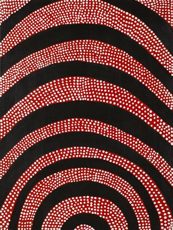 Artwork Thambe chest markings II this artwork made of Synthetic polymer paint on canvas, created in 2005-01-01
