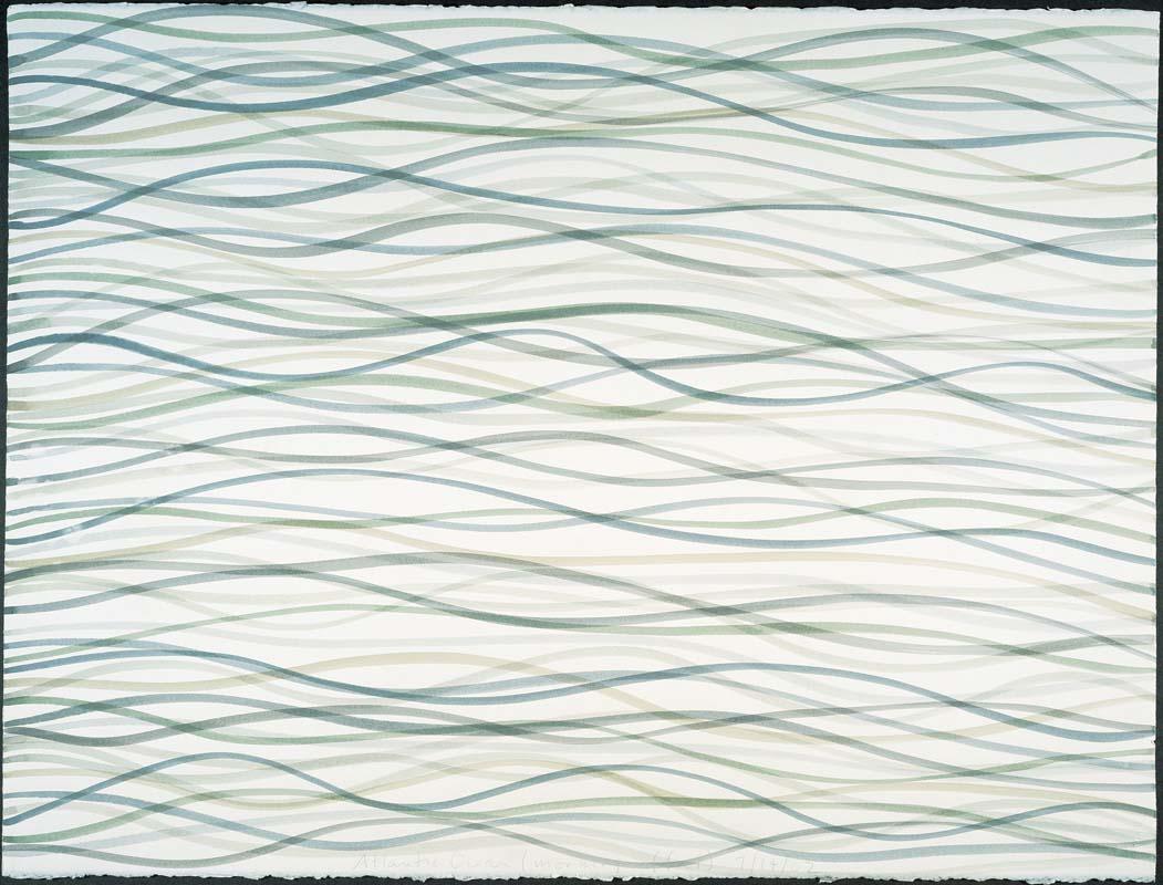 Artwork Atlantic Ocean (morning effect) 7-14-02 this artwork made of Watercolour on paper, created in 2002-01-01