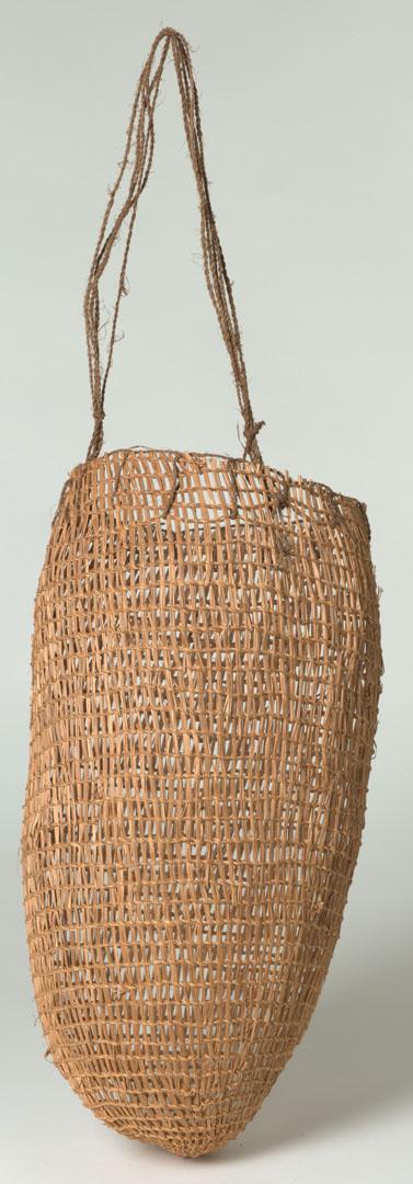 Artwork Mewana (Sedge grass basket) this artwork made of Twined sedge grass and bark fibre string with natural dyes, created in 2006-01-01