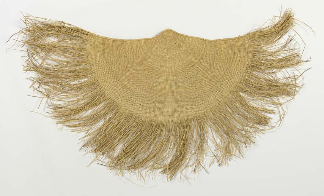 Artwork Nganiyal (Traditional skirt) this artwork made of Twined pandanus palm leaf, created in 1995-01-01