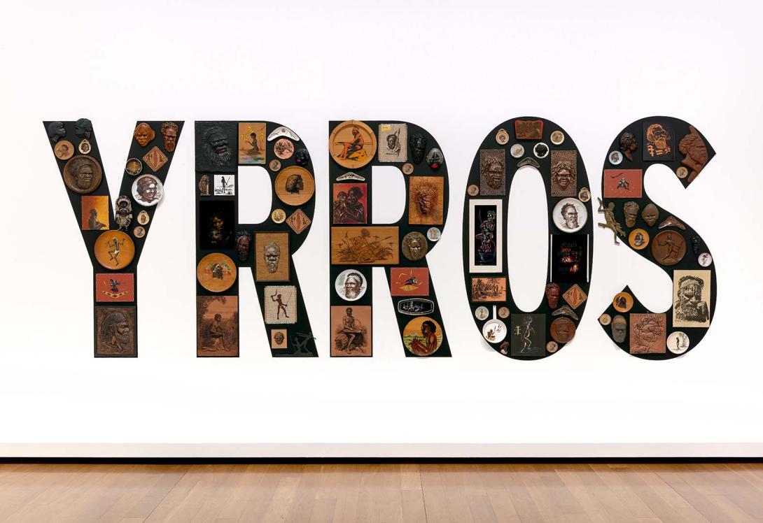 Artwork Sorry this artwork made of Found kitsch objects applied to vinyl letters, created in 2008-01-01