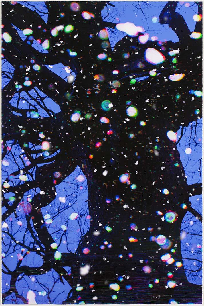 Artwork Trees and snow I this artwork made of Digital pigment ink on paper, created in 2008-01-01
