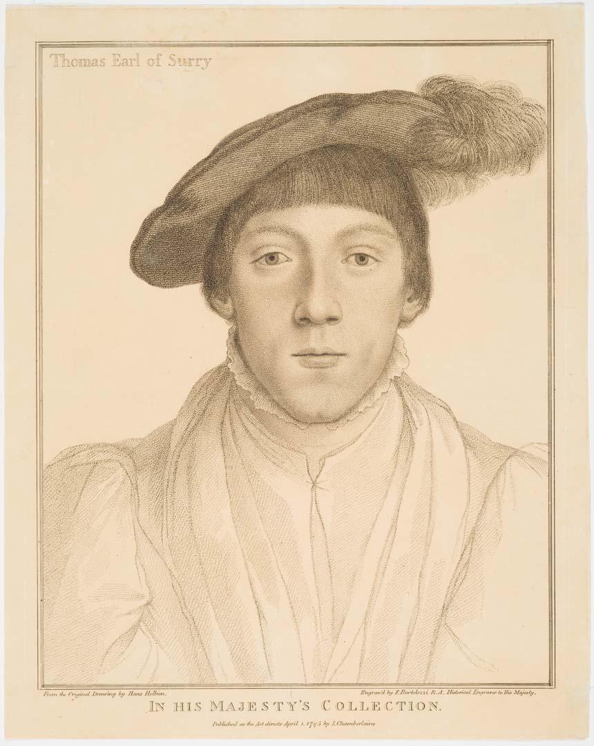 Artwork Thomas Earl of Surry this artwork made of Engraving on laid paper, created in 1795-01-01