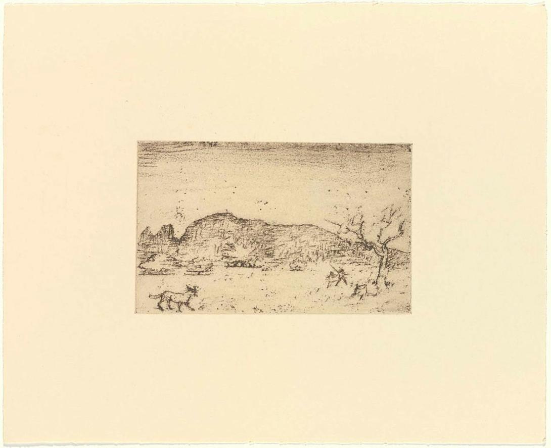 Artwork MacDonnell Ranges, Central Australia I this artwork made of Soft-ground etching on paper, created in 1977-01-01