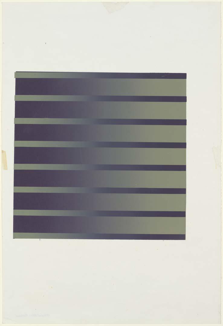 Artwork Stripes I this artwork made of Screenprint on paper, created in 1973-01-01