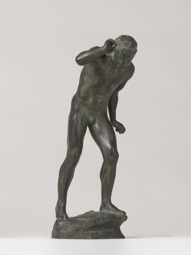 Artwork Narcissus this artwork made of Bronze statuette