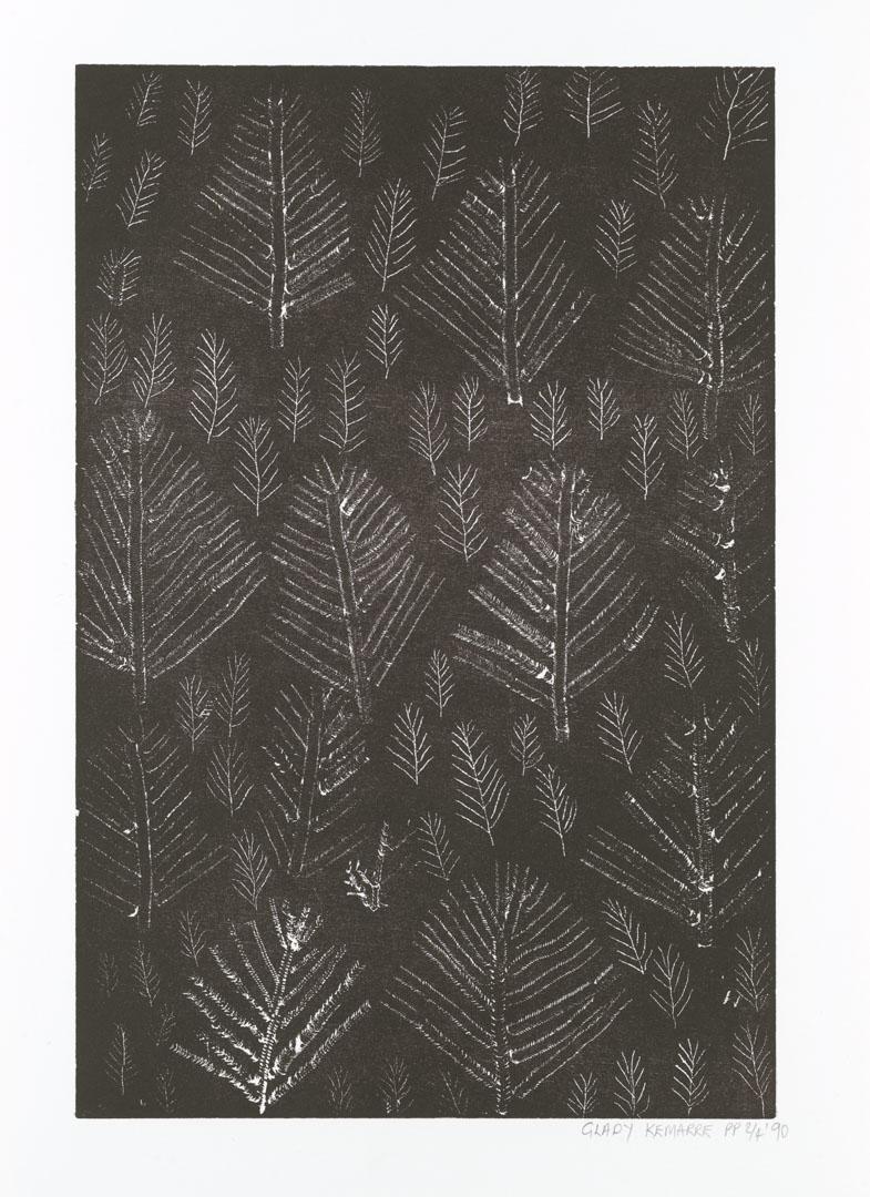 Artwork Untitled [no. 46] (from ‘Utopia Suite’ portfolio) this artwork made of Woodcut on paper, created in 1990-01-01