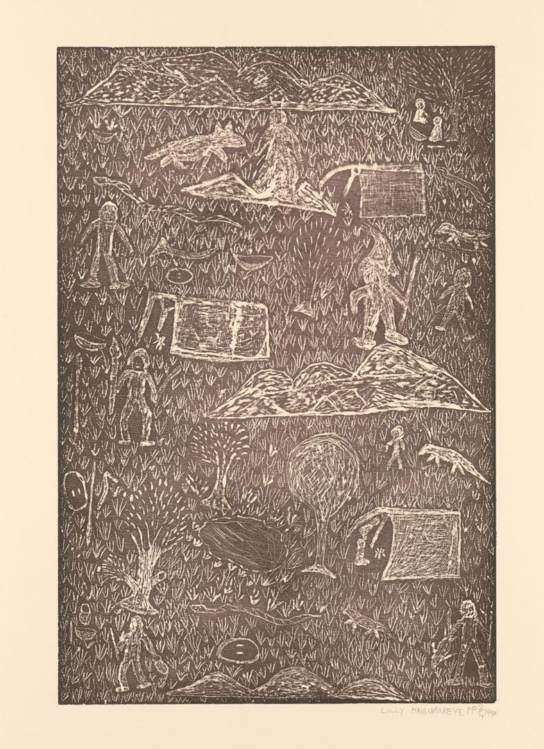 Artwork Untitled [no. 51] (from ‘Utopia Suite’ portfolio) this artwork made of Woodcut on paper, created in 1990-01-01