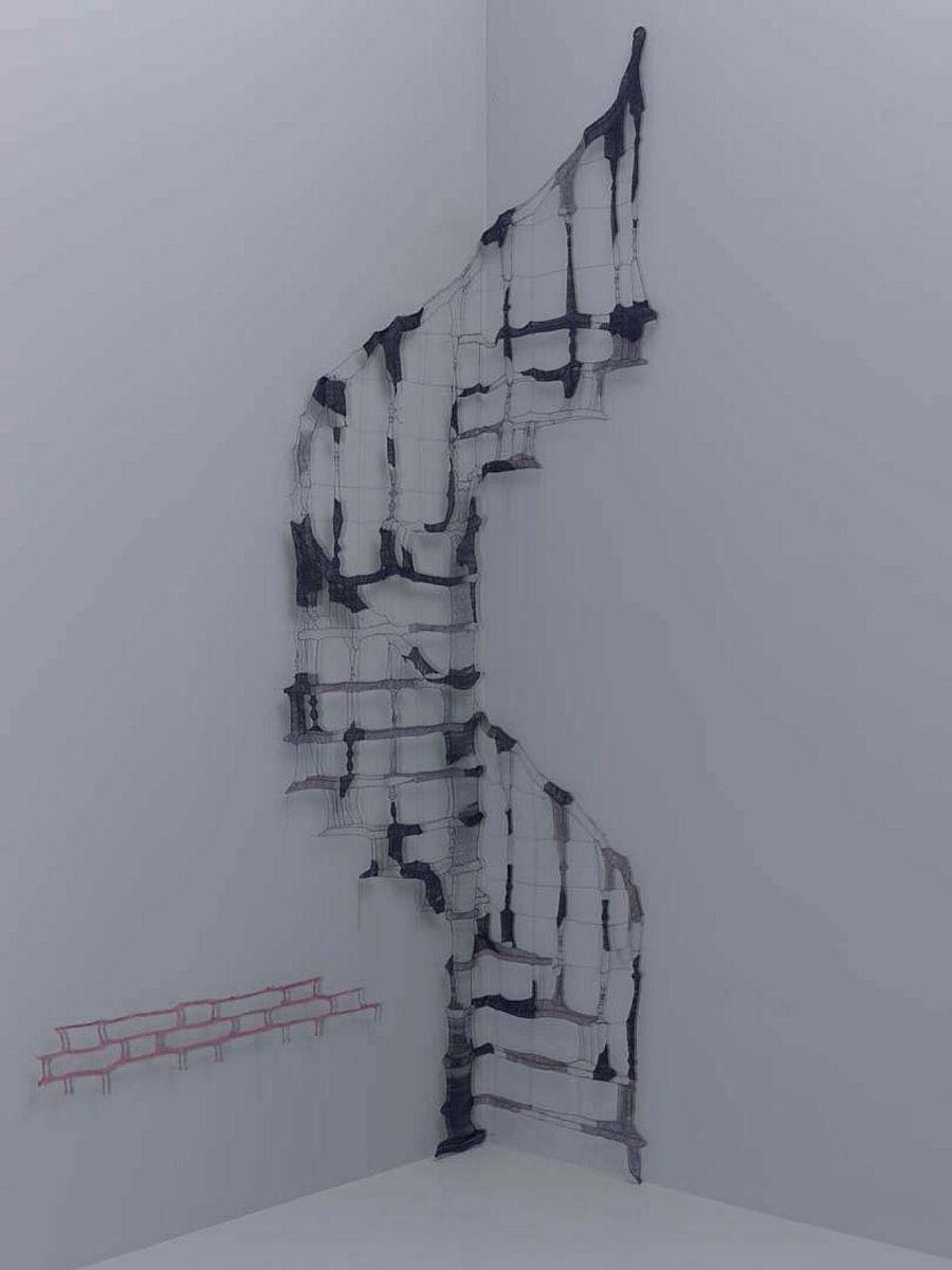 Artwork Afterlife (Spiral staircase) this artwork made of Thread, created in 2020-01-01