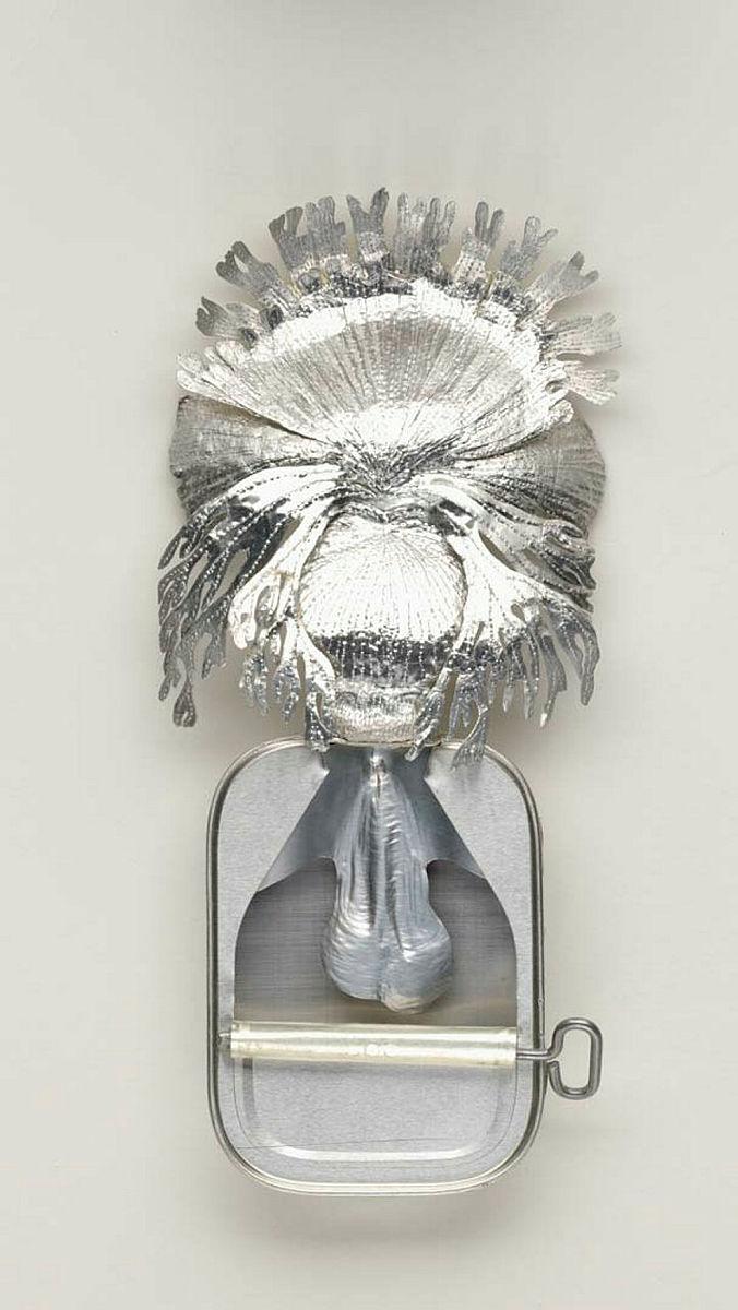 Artwork Australian set: Dumban (Bundjalung); Staghorn; Platycerium superbum (from 'Paradisus Terrestris Entitled' series) this artwork made of Aluminium and tin, created in 1999-01-01