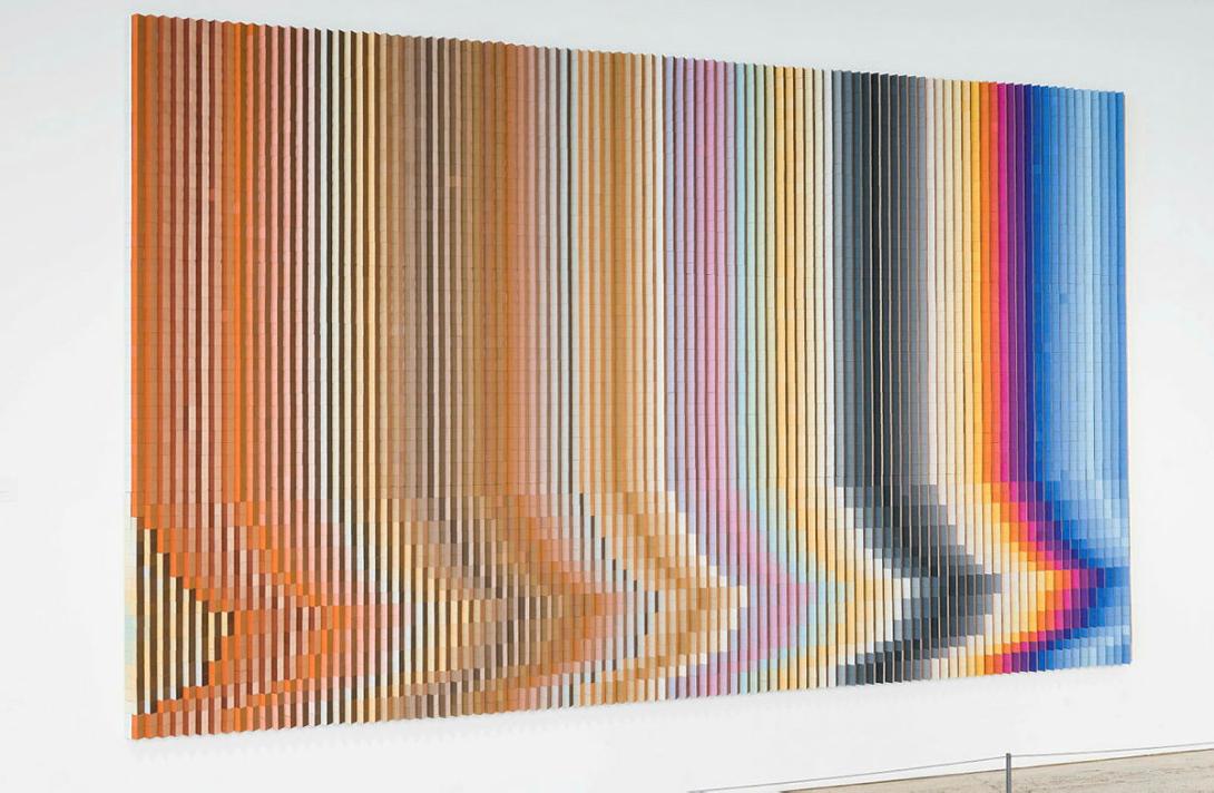 Artwork Parhelion this artwork made of Acrylonitrile butadiene styrene plastic, stainless steel, lacquer paint, created in 2021-01-01