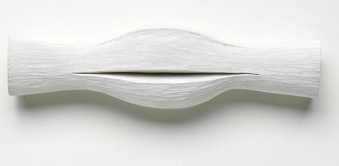 Artwork Bone (from 'Invisible places to be' series) this artwork made of English lime and paint, created in 1997-01-01