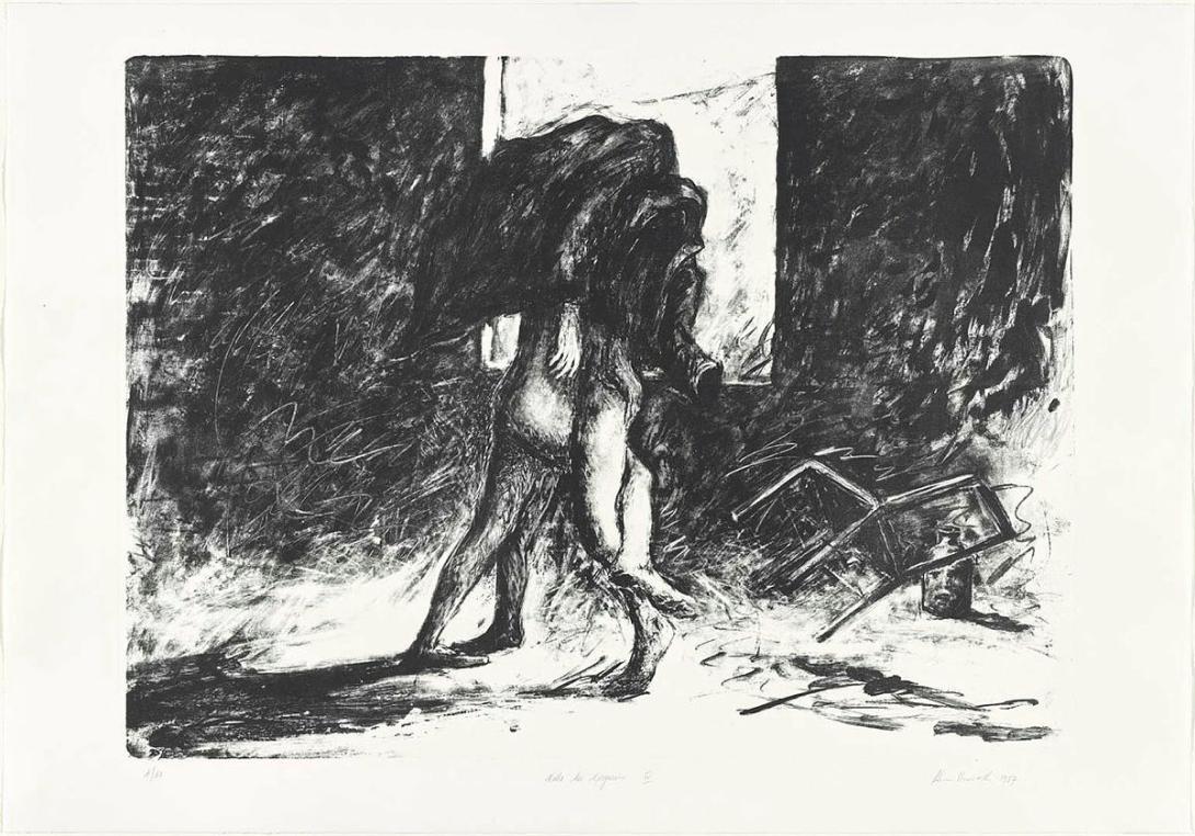 Artwork Villa des Vergessens IV (from 'AUS Australien' 1988 portfolio) this artwork made of Lithograph on paper, created in 1987-01-01