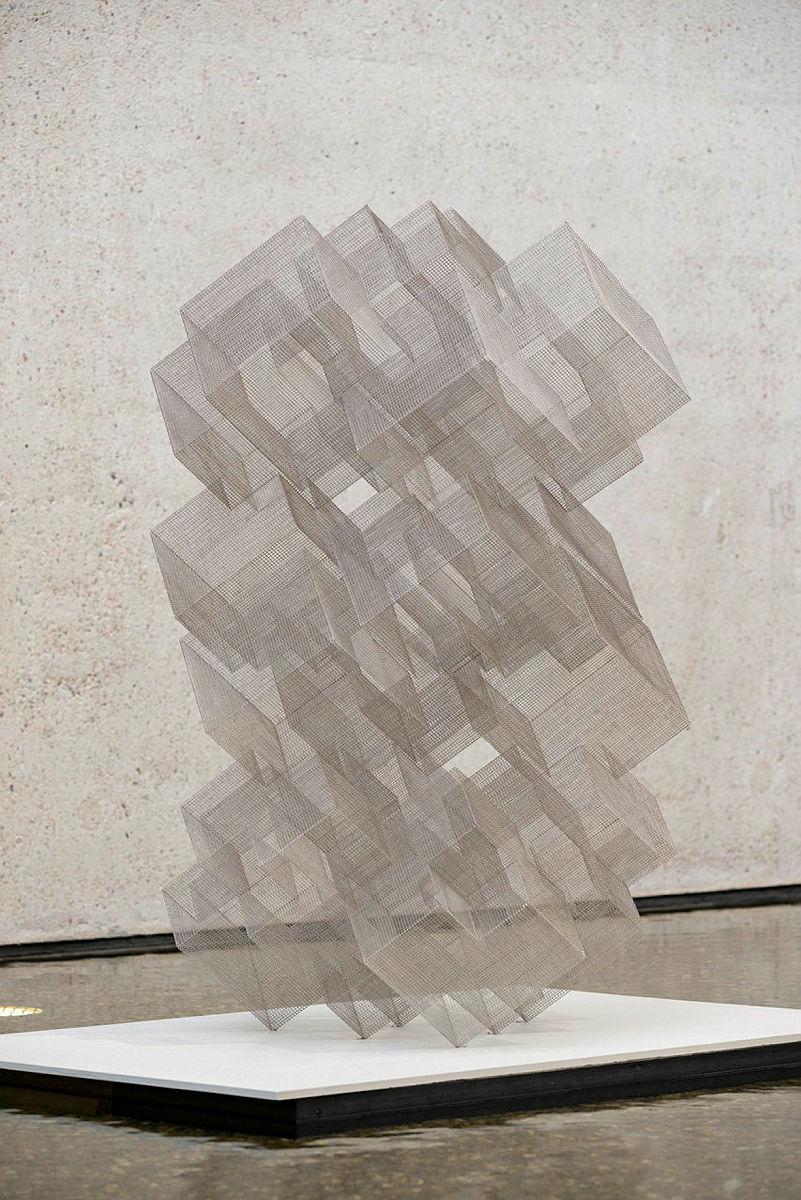 Artwork Interloper this artwork made of Stainless steel mesh, created in 2009-01-01