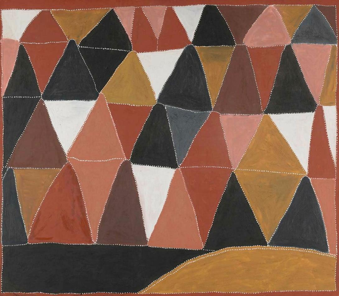 Artwork Texas hills this artwork made of Natural pigments with archival binder (Liquitex Gel) on Belgian linen, created in 1994-01-01