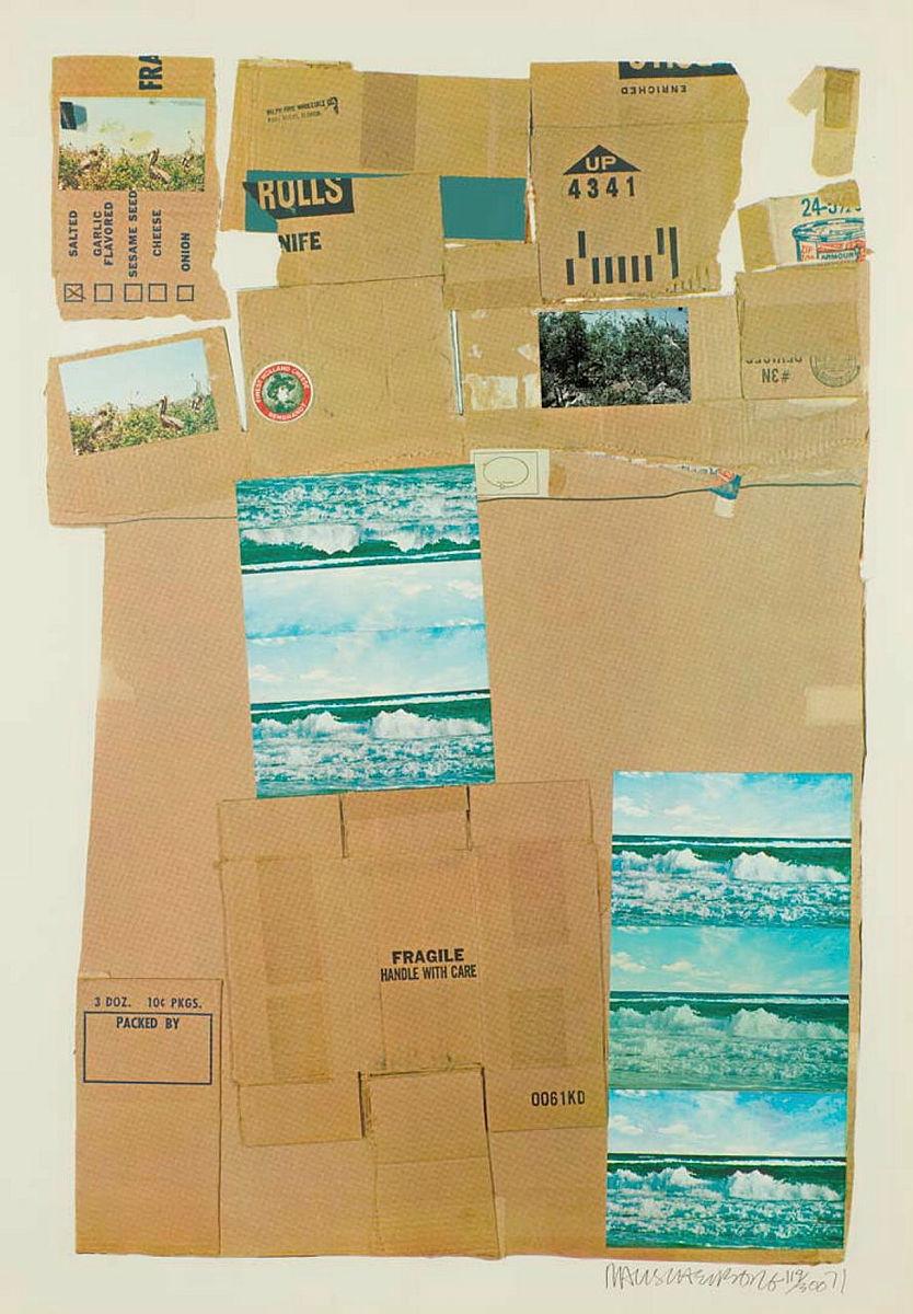 Artwork General delivery this artwork made of Photo-offset lithograph with collage on paper, created in 1971-01-01