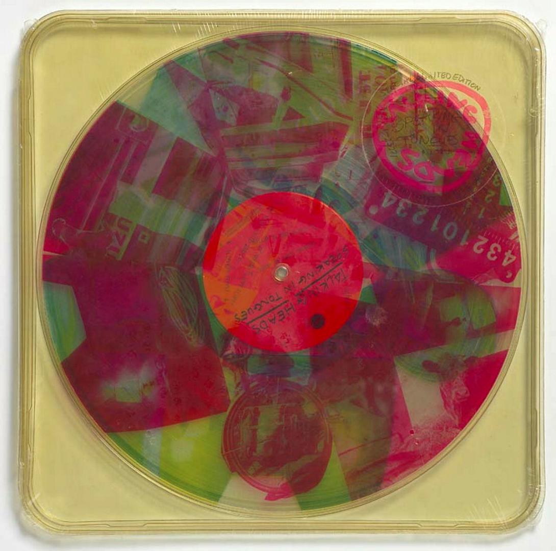 Artwork Speaking In Tongues this artwork made of Vinyl record in plastic case, created in 1983-01-01