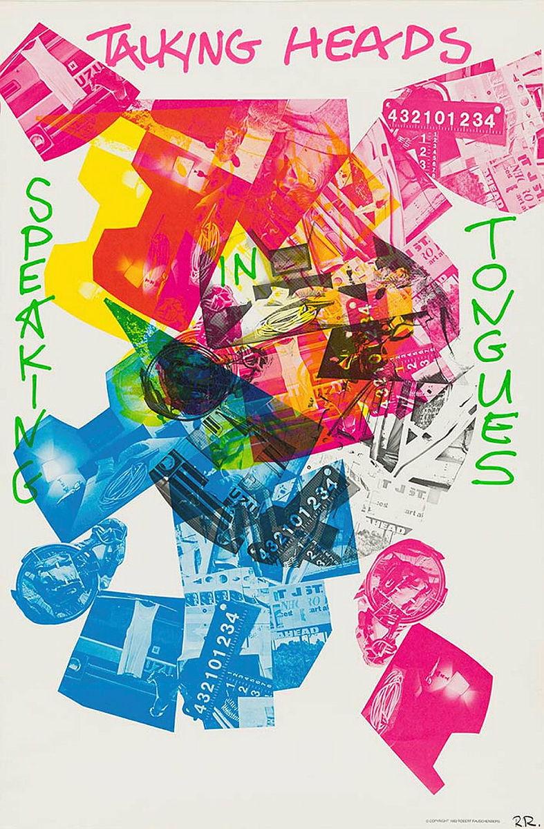 Artwork Speaking In Tongues poster this artwork made of Screenprint on paper, created in 1983-01-01