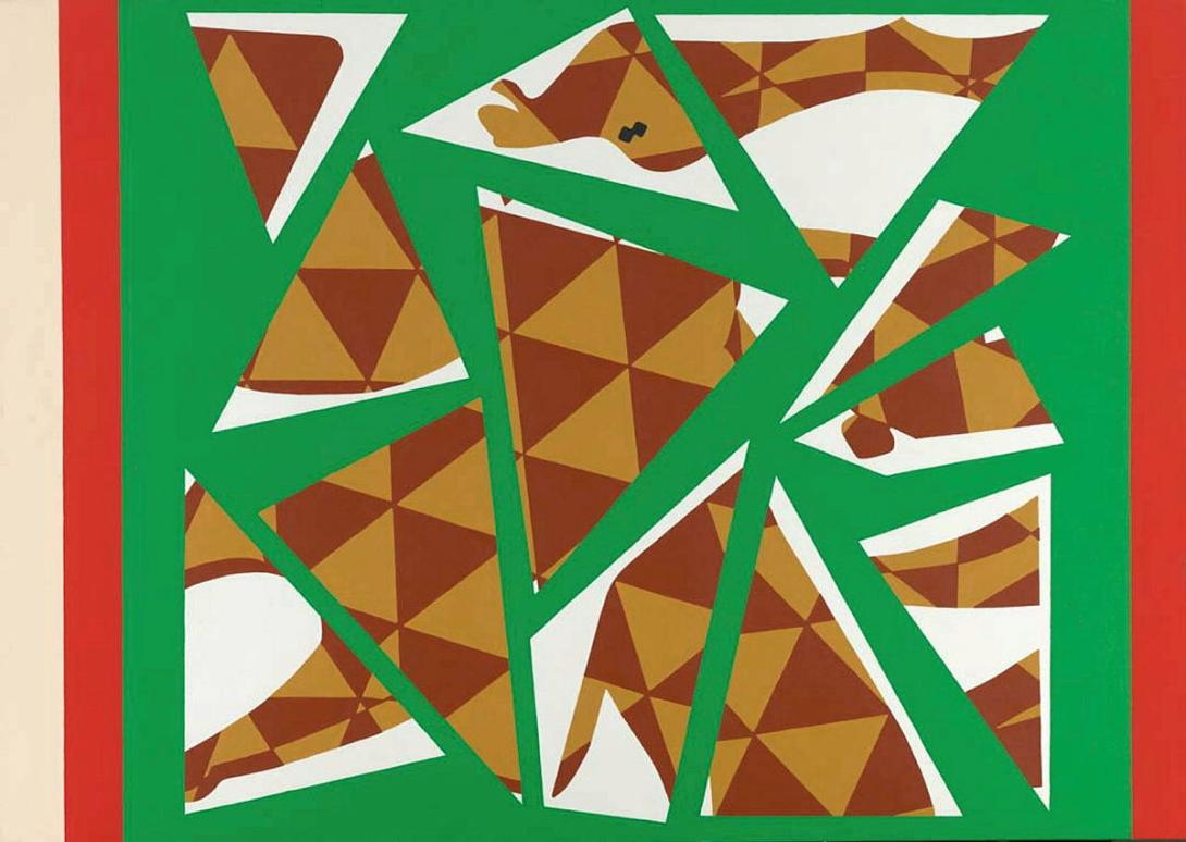 Artwork Silly Symphony 7 (Camel Cuts) this artwork made of Liquitex on canvas, created in 1988-01-01