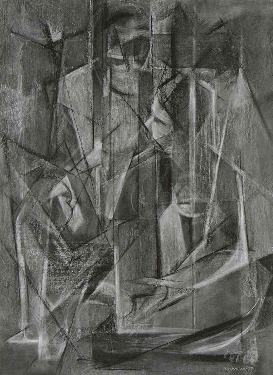 Artwork Family this artwork made of Pastel on wove paper, created in 1977-01-01