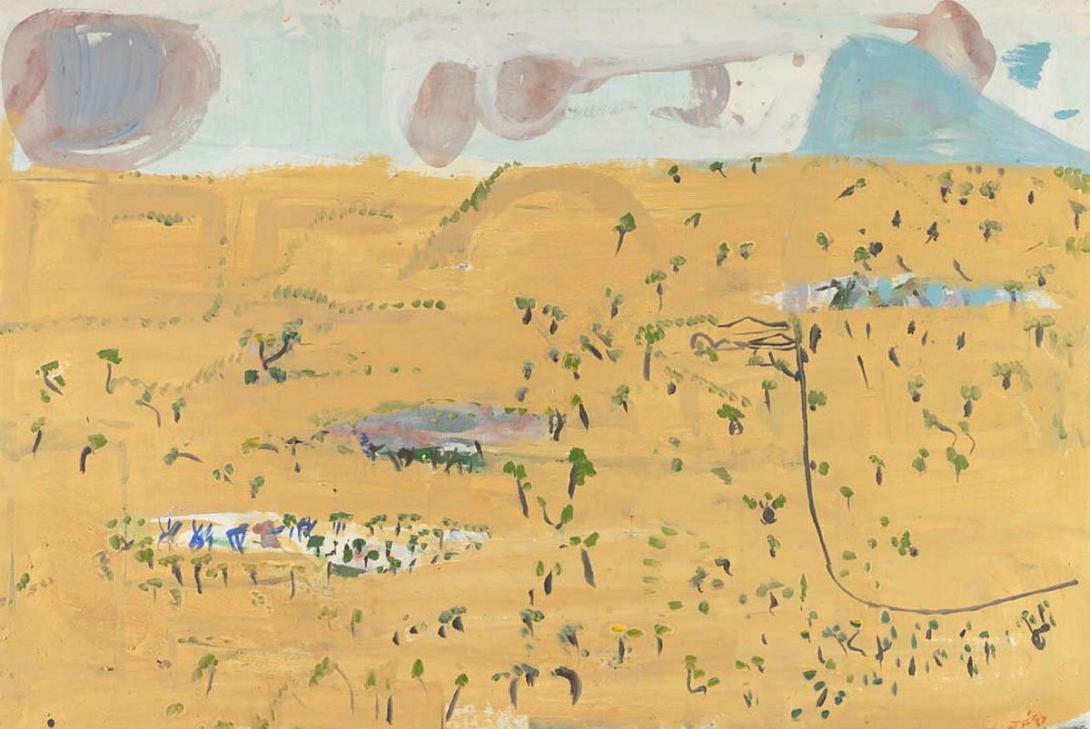 Artwork Untitled this artwork made of Pigment with acrylic binder on canvas, created in 1997-01-01