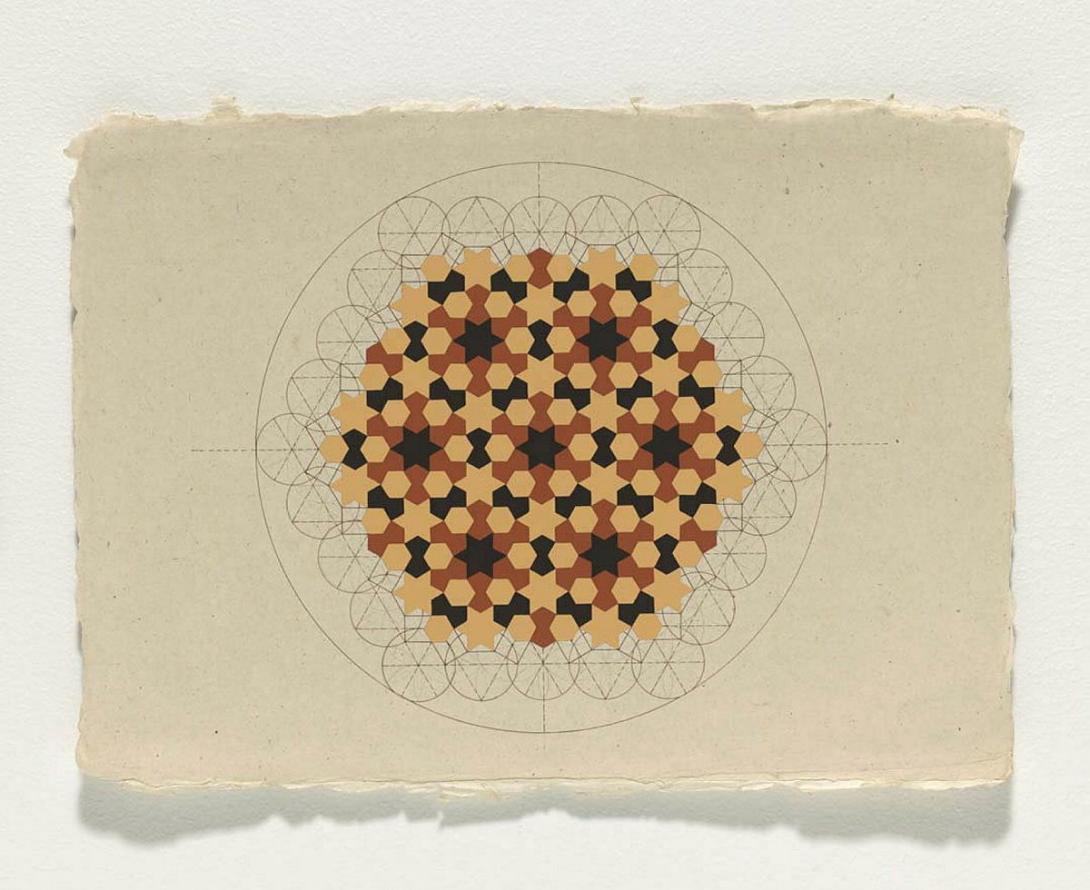 Artwork Study Drawing 1 (from 'Standing by the ruins' series) this artwork made of Gouache and walnut ink on handmade cotton paper