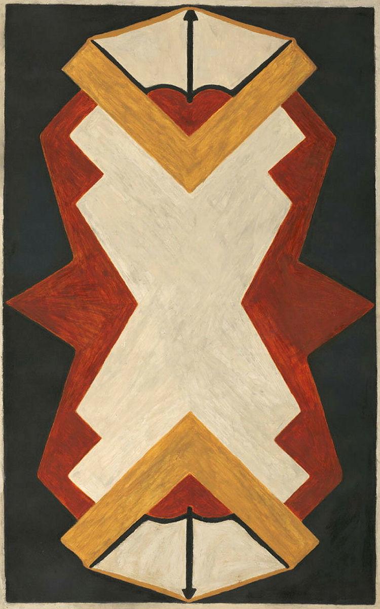 Artwork Yuriyal Sipil (from 'Garpa / Ground Paintings' series) this artwork made of Organic material on paper, created in 2023-01-01