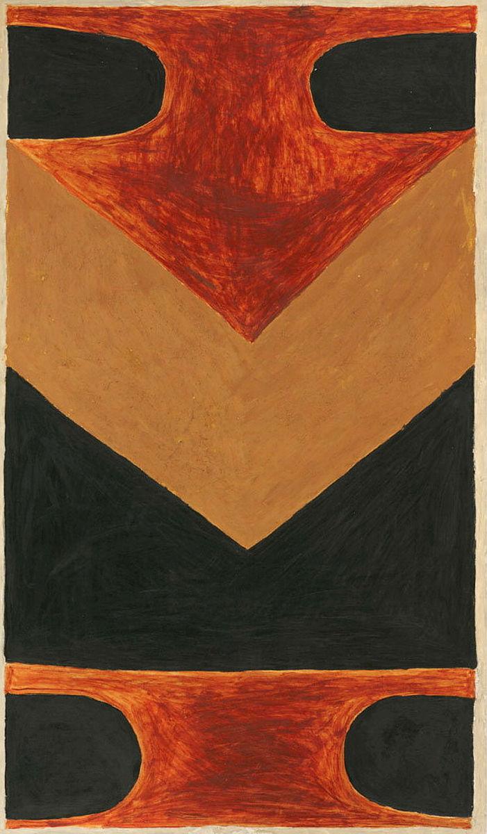 Artwork Nep Tamb (from 'Garpa / Ground Paintings' series) this artwork made of Organic material on paper, created in 2023-01-01