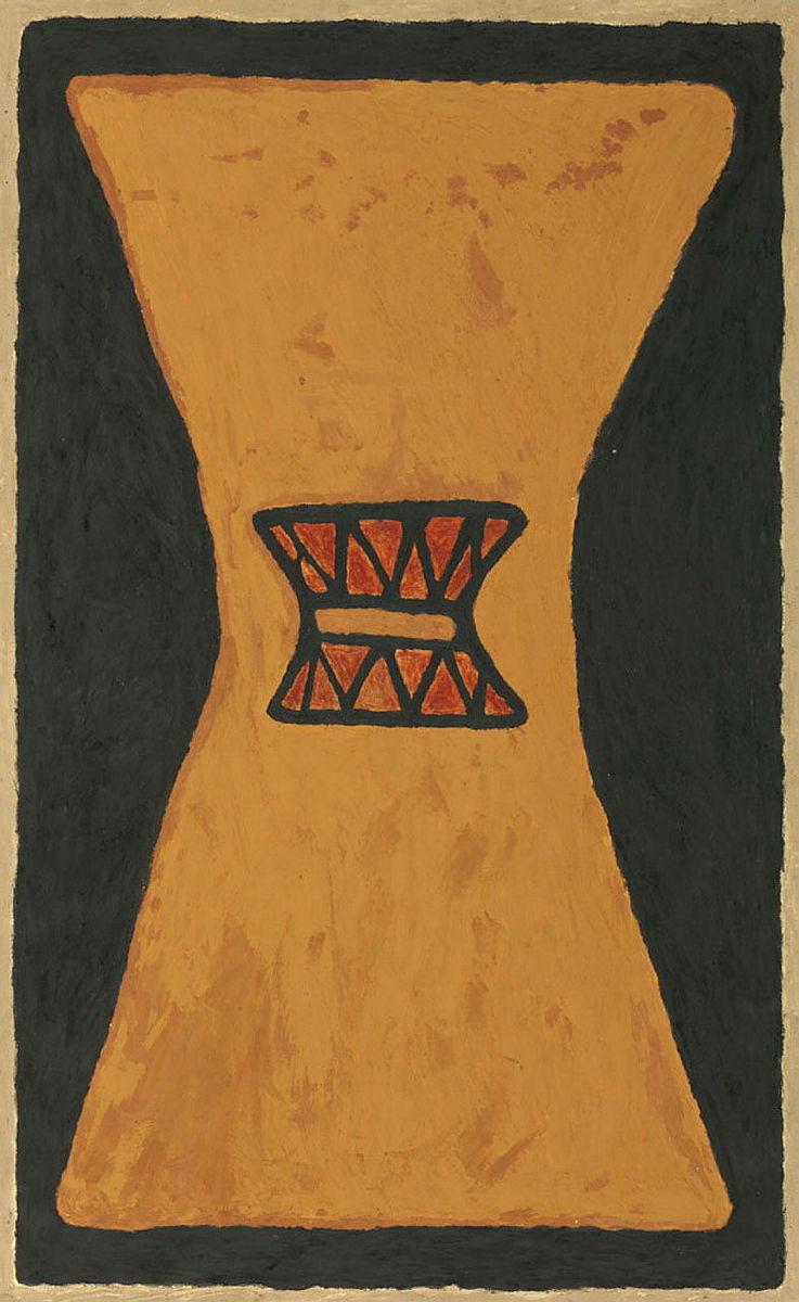 Artwork Kalkurupe Yal (from 'Garpa / Ground Paintings' series) this artwork made of Organic material on paper, created in 2023-01-01