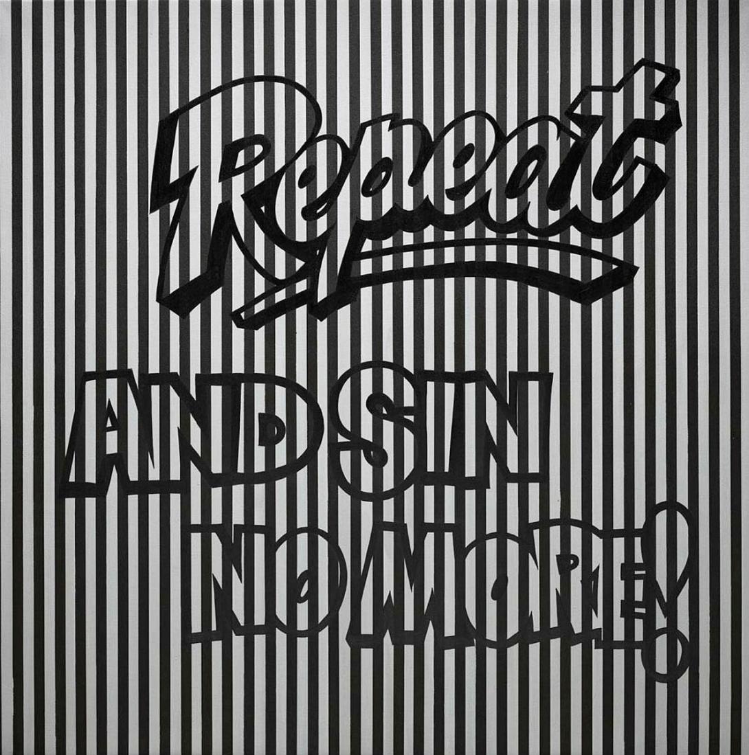 Artwork Repeat and sin no more this artwork made of Synthetic polymer paint on canvas, created in 2004-01-01
