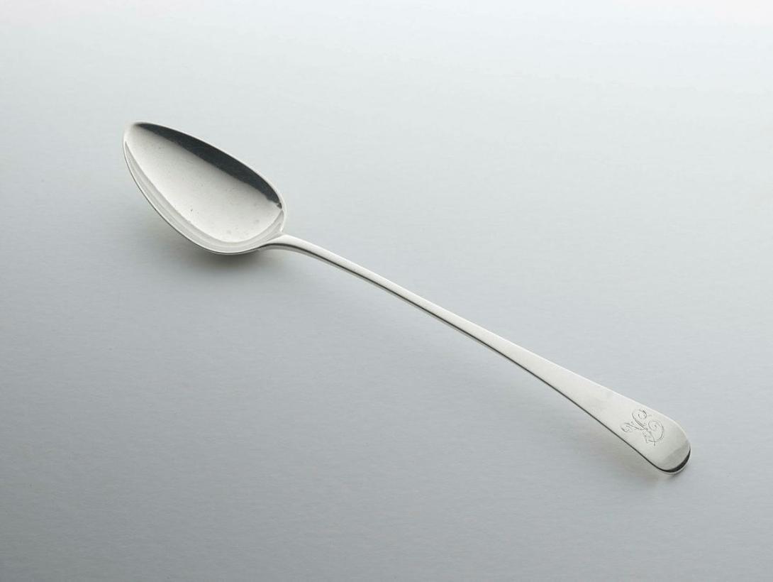 Artwork Serving spoon this artwork made of Silver, created in 1803-01-01